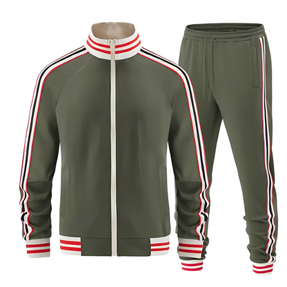 Cullen - Stilfulle stripete sportsett for herrer