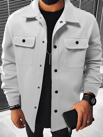 Clinton - Moderne Reversjakke med Lommer for Herrer