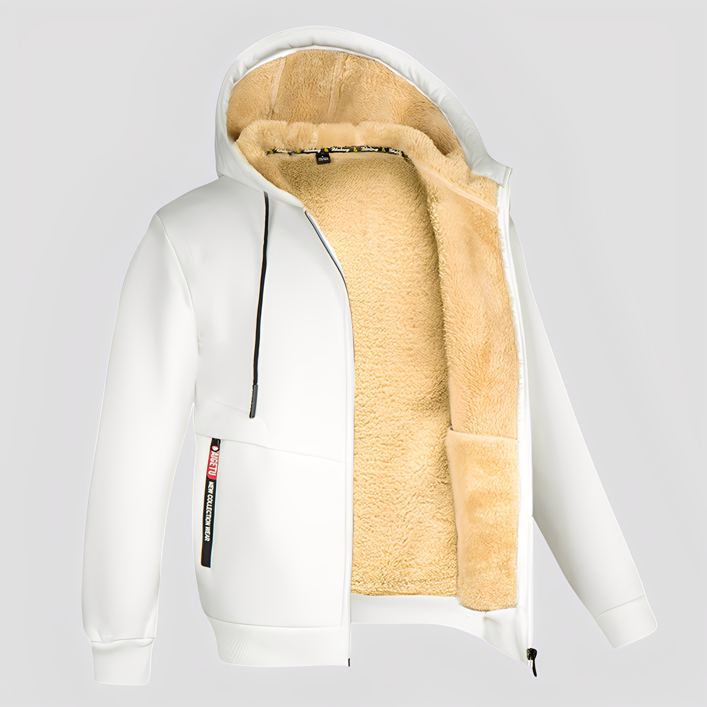 Waldo - Enkel, med fleece-foret hettegenser for herrer