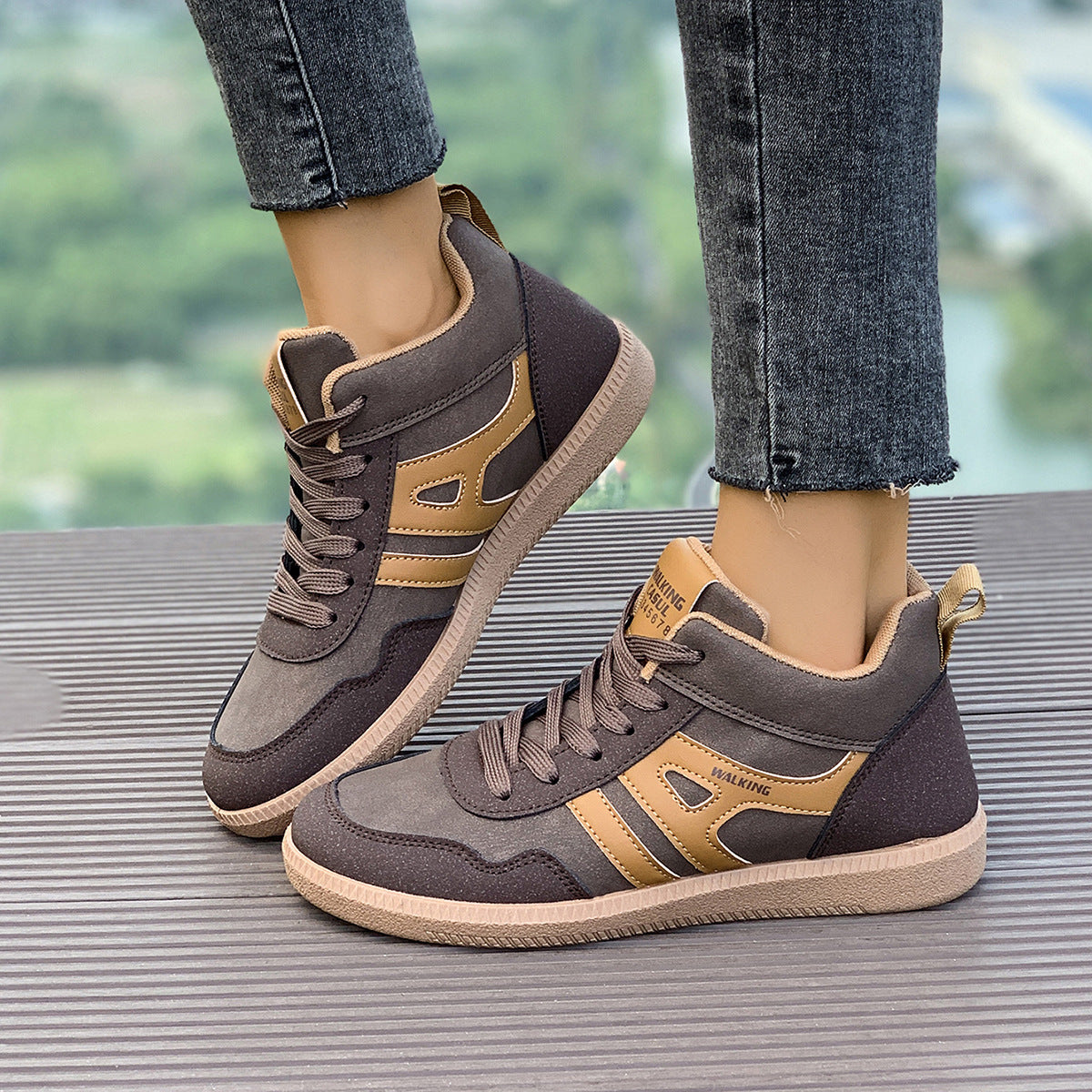 Griselda - Stilige flate sneakers for damer