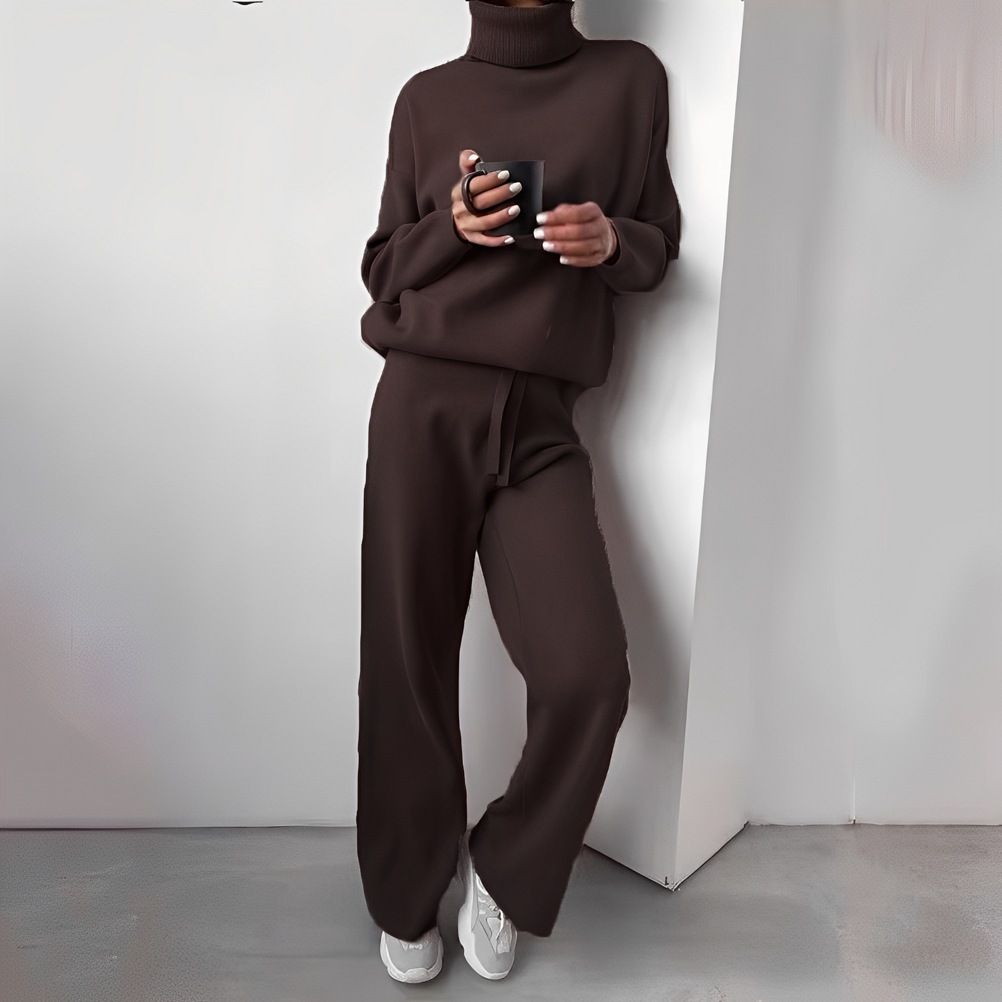 Kimberlee - Enkelt Rullekrage-Sett for Damer