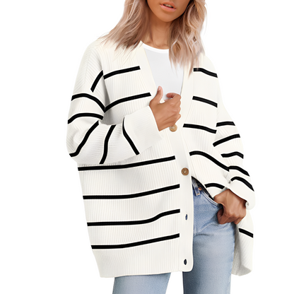 Christal - Tilfeldig Stor Cardigan for Kvinner