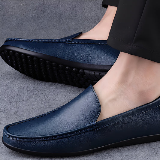 Seward - Tilfeldige, formelle lær-slippers for herrer