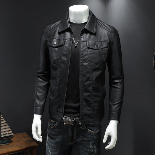 Nelson - Tilfeldig Biker-Skinnjakke for Herrer