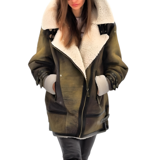Leilani - Stilfulle skinnjakke med varmt fôr for damer