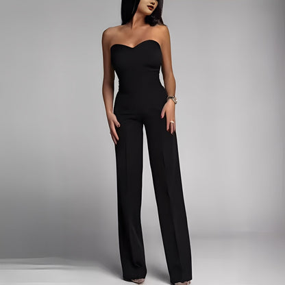 Briley - Elegant, formell, stroppeløs jumpsuit for damer