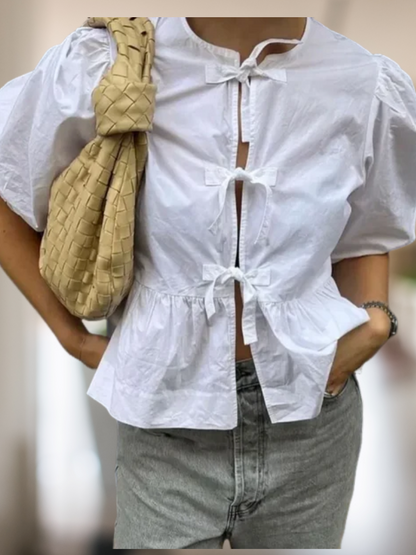 Marta – Bluse med Striper
