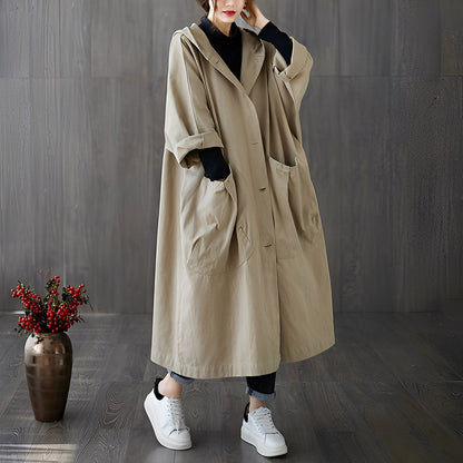 Anaëlle - Lang trenchcoat for kvinner