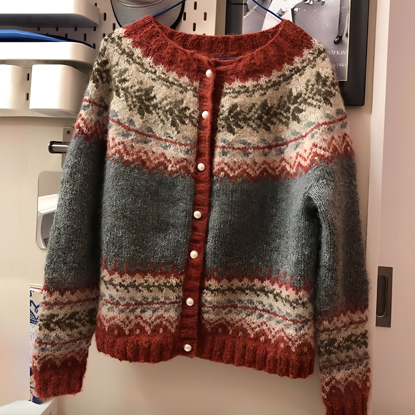 Nicola - Stilfull etnisk cardigan for damer