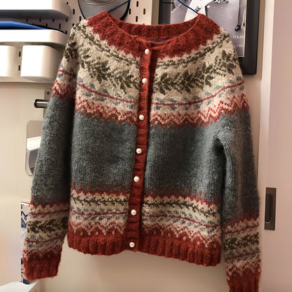 Nicola - Stilfull etnisk cardigan for damer