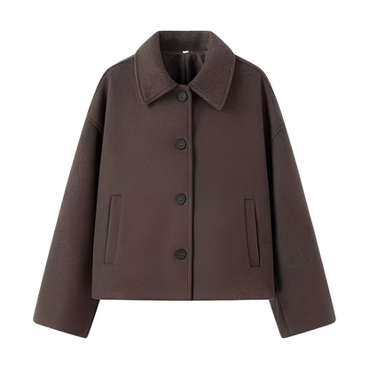 Evaline - Løs jakke med knappelukking for damer