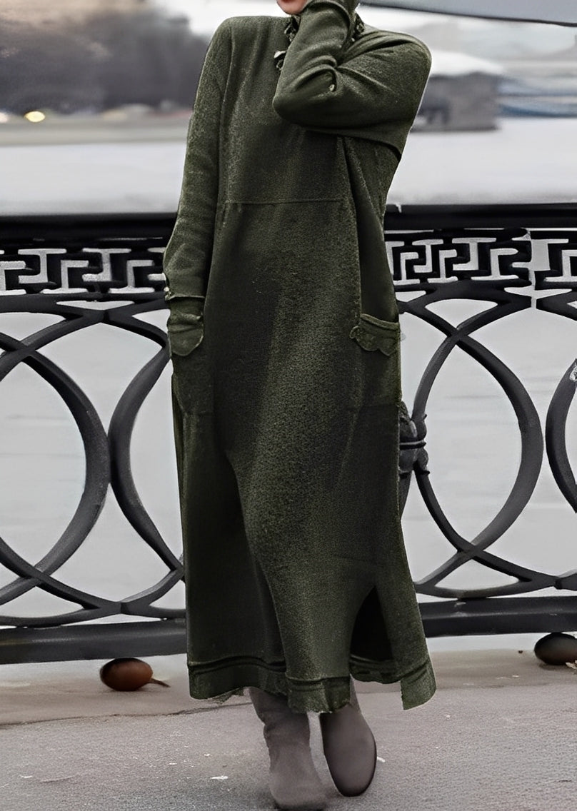 Emma - Stilfulle, løse, varme kjole for damer