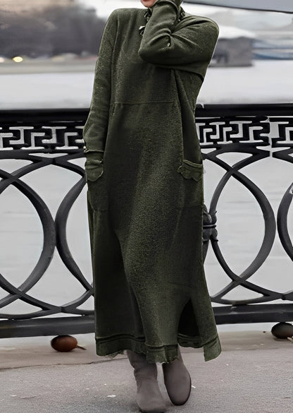 Emma - Stilfulle, løse, varme kjole for damer