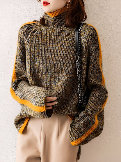 Suzanna - Moderne, løs strikket genser for damer