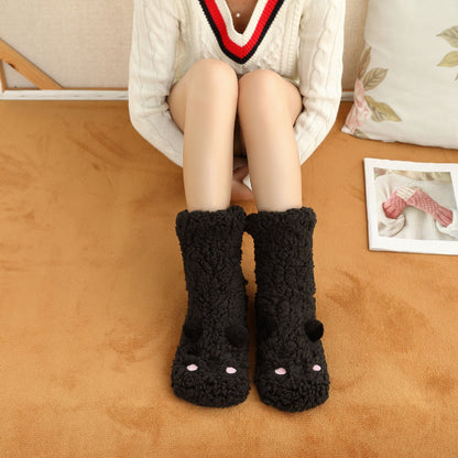 Bethany - Stilig gulvbelegg pluss fløyelssokker for kvinner