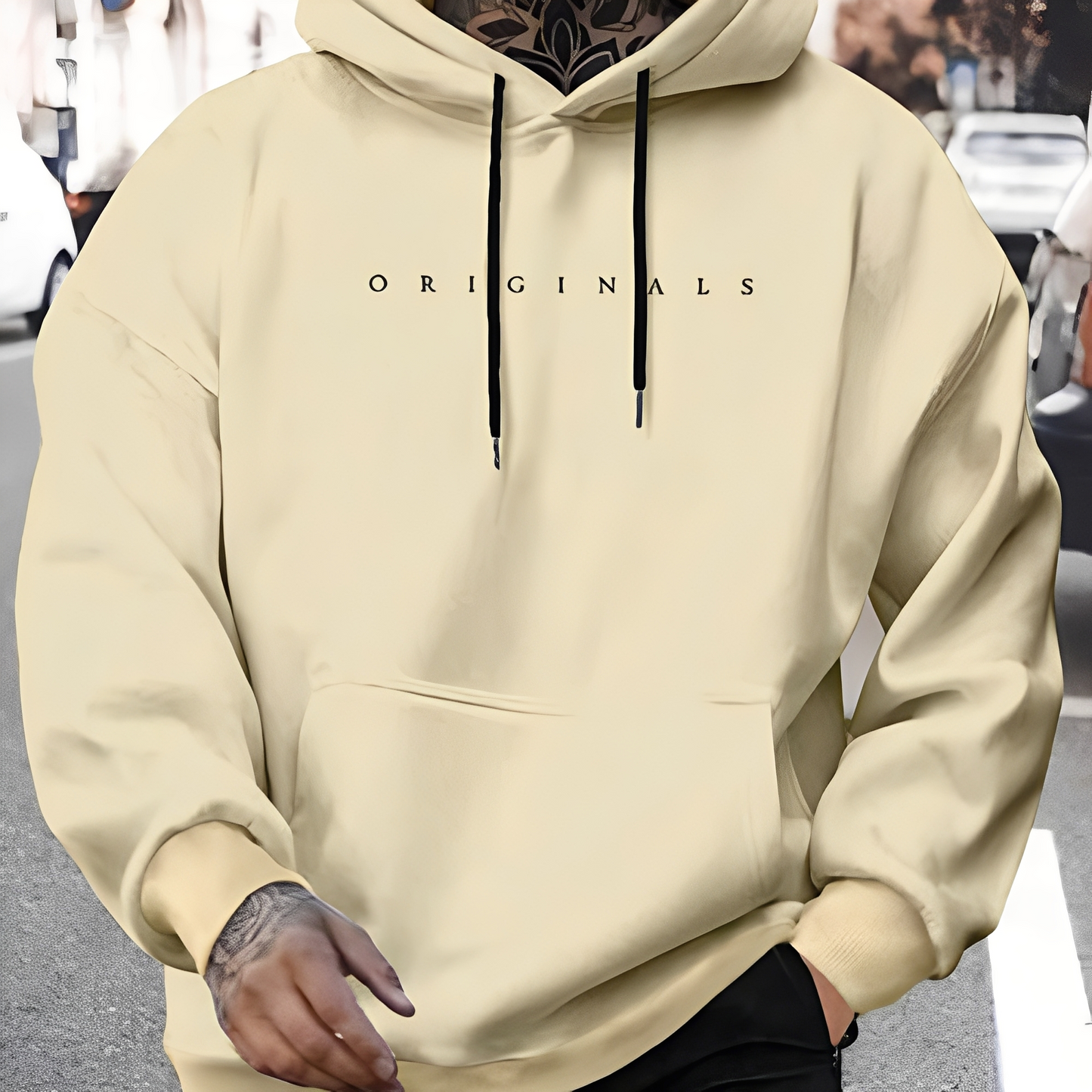 Jepson - Stilfull Oversize-Hoodie for Herrer