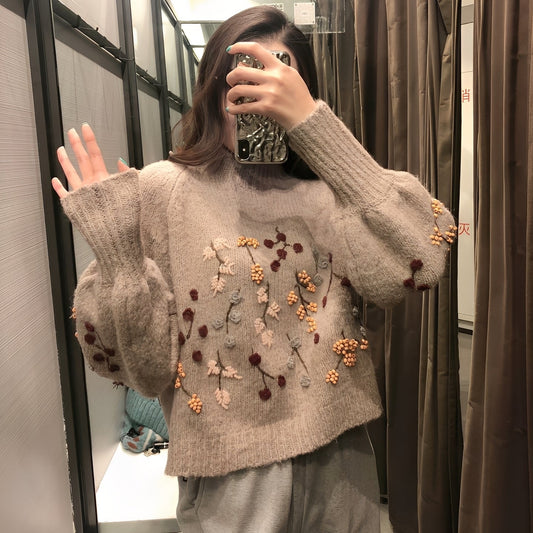 Delicia - Stilig strikkegenser for damer