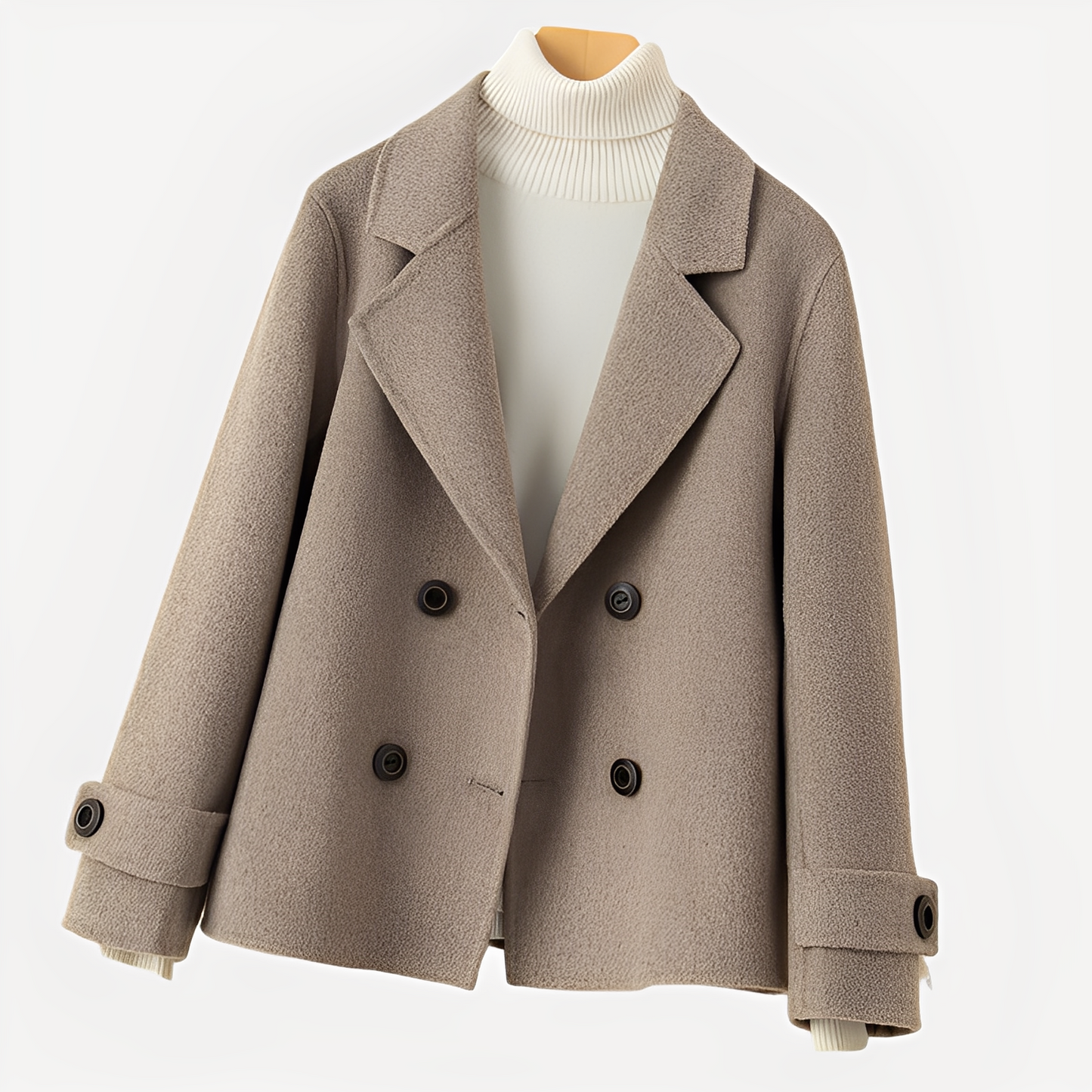 Sofia - Elegant kort kasjmirjakke for damer