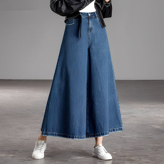 Jasmine - Stilige damejeans med vide ben