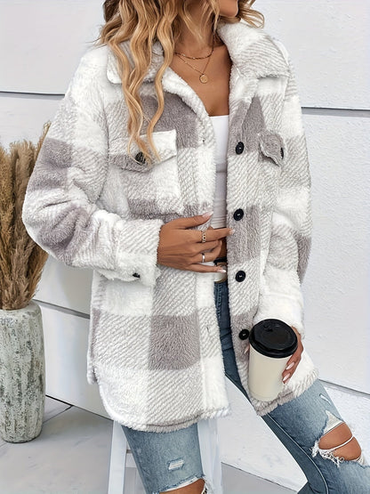Alice – Fuzzy Rutet Jakke