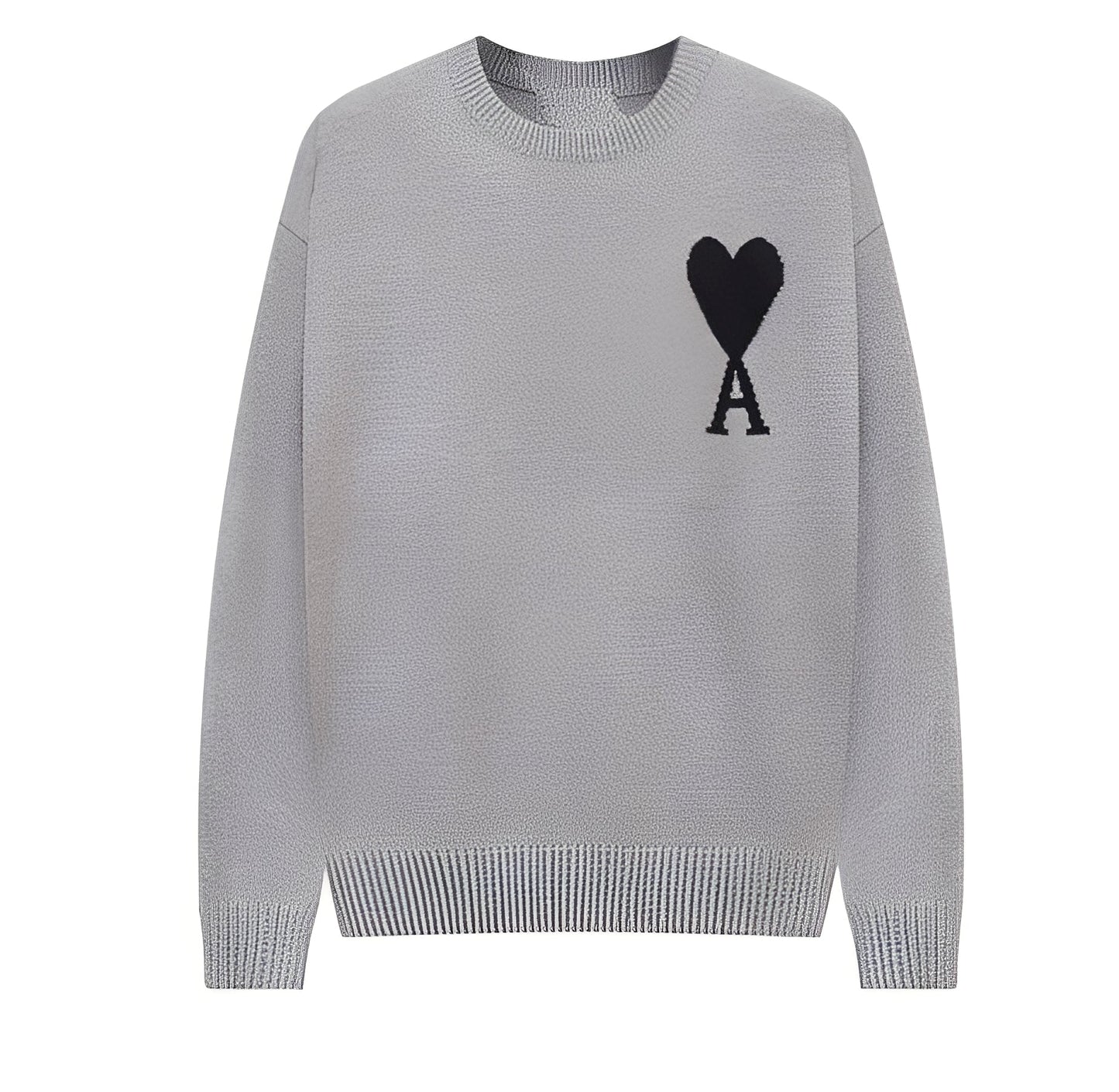 Aurélia - Genser med brodert hjerte for kvinner