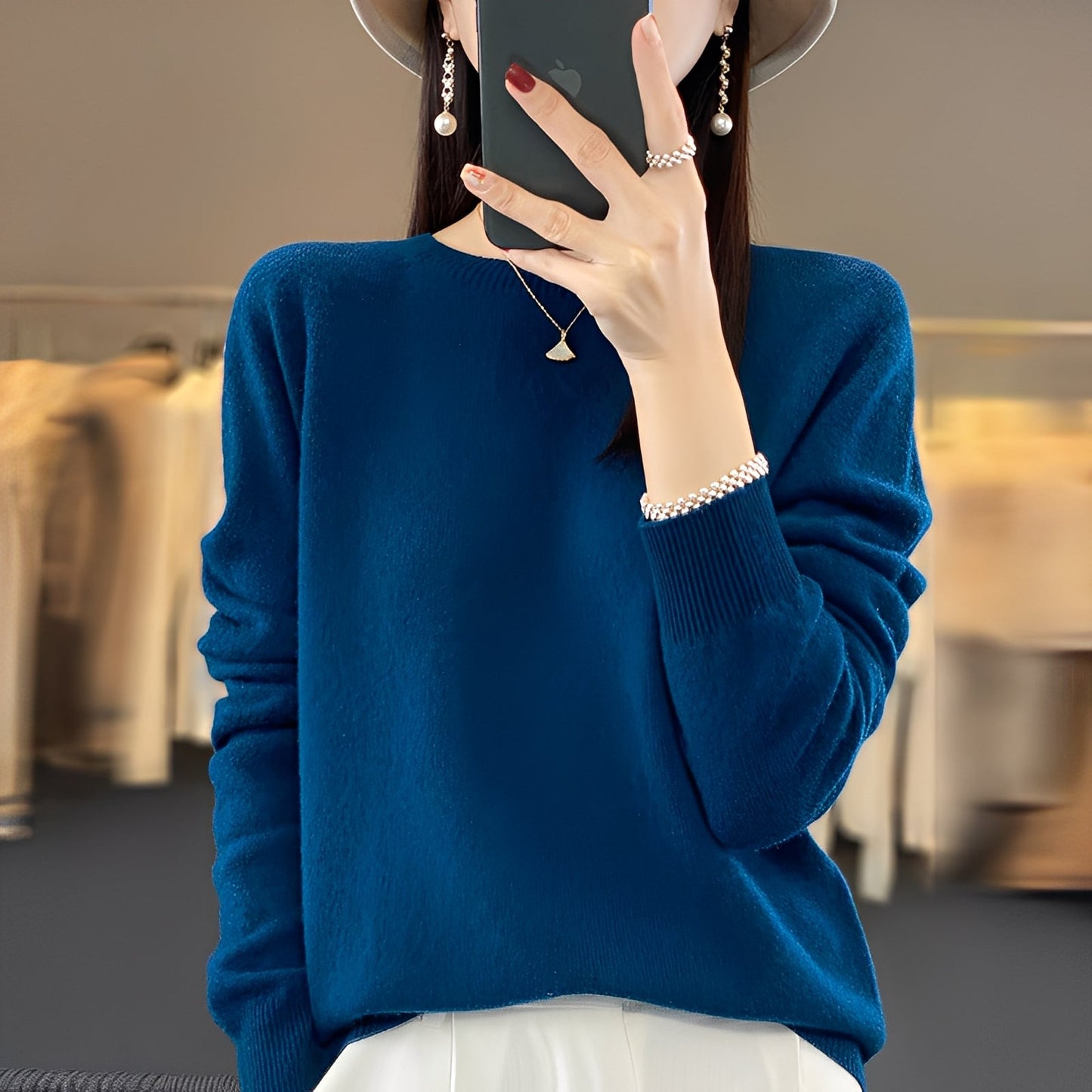 Cheyanne - Elegant kasjmirgenser for damer