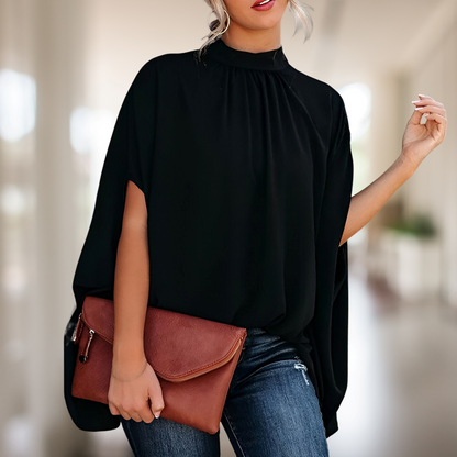 Zara – Vidt snittet bluse med V-hals