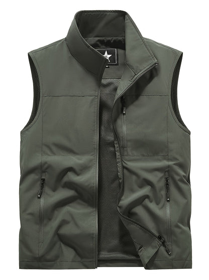 Enrico – Vest med glidelåslommer