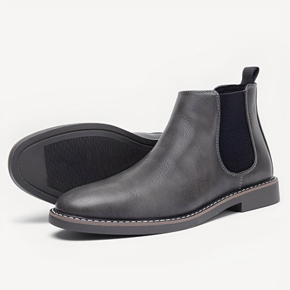 Clifton - Klassiske Chelsea-boots i skinn for menn
