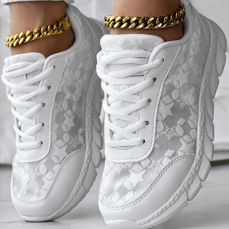Charlee - Stilige, pustende damesneakers