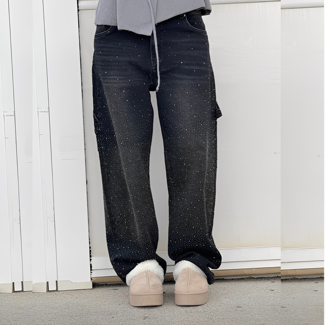 Gigi - Elegant oversize jeans for kvinner