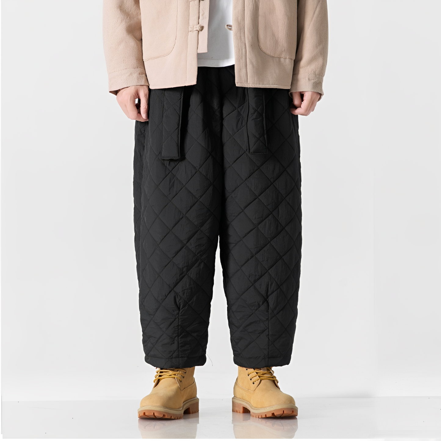 Johnny - Tilsfeldige, rett snitt termobukse for herrer