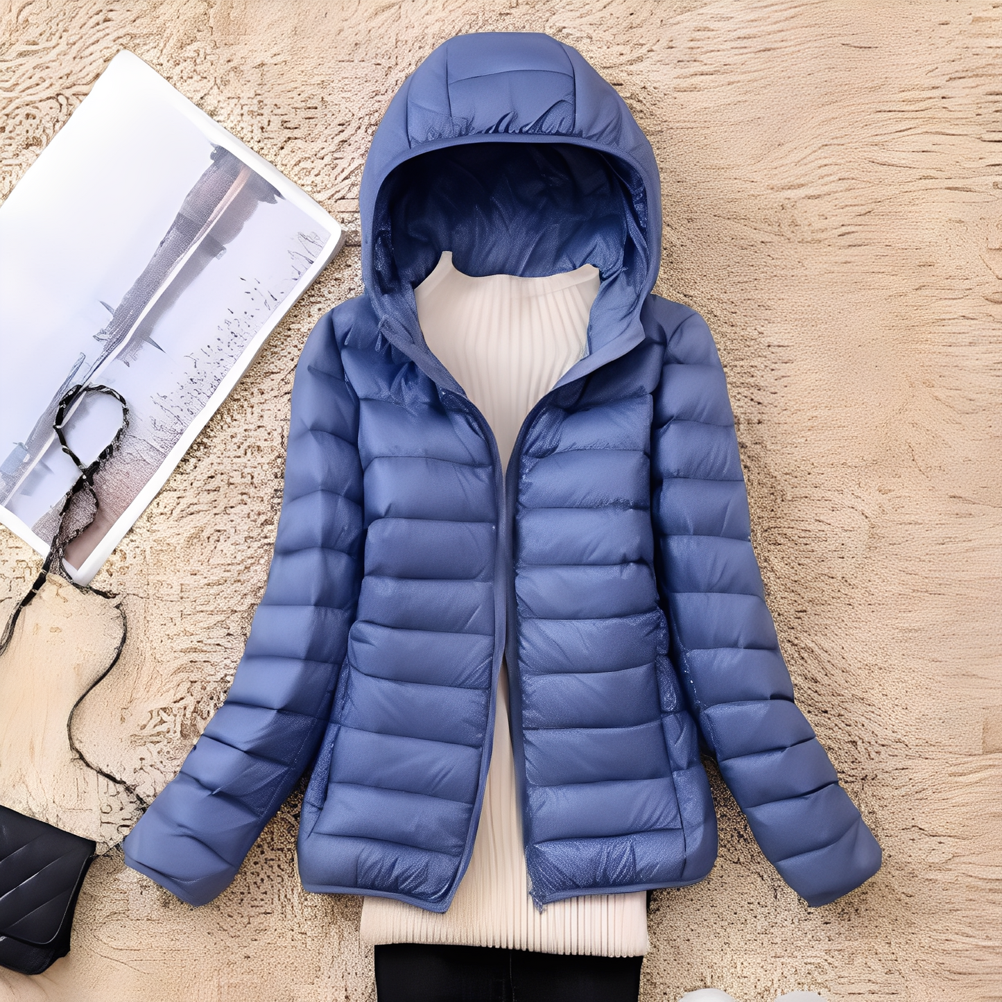 Lyndsay - Enkel, smal dame dunjakke