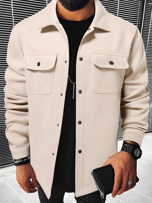 Clinton - Moderne Reversjakke med Lommer for Herrer