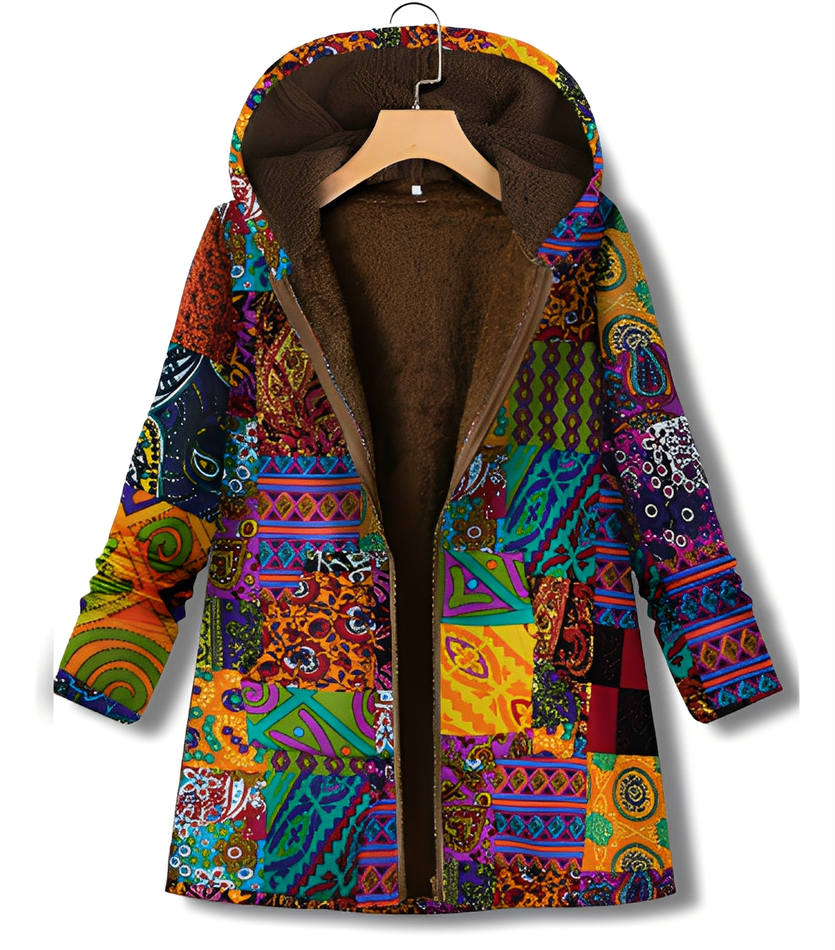 Jaslene - Klassisk, tykk, varm parka-jakke for damer