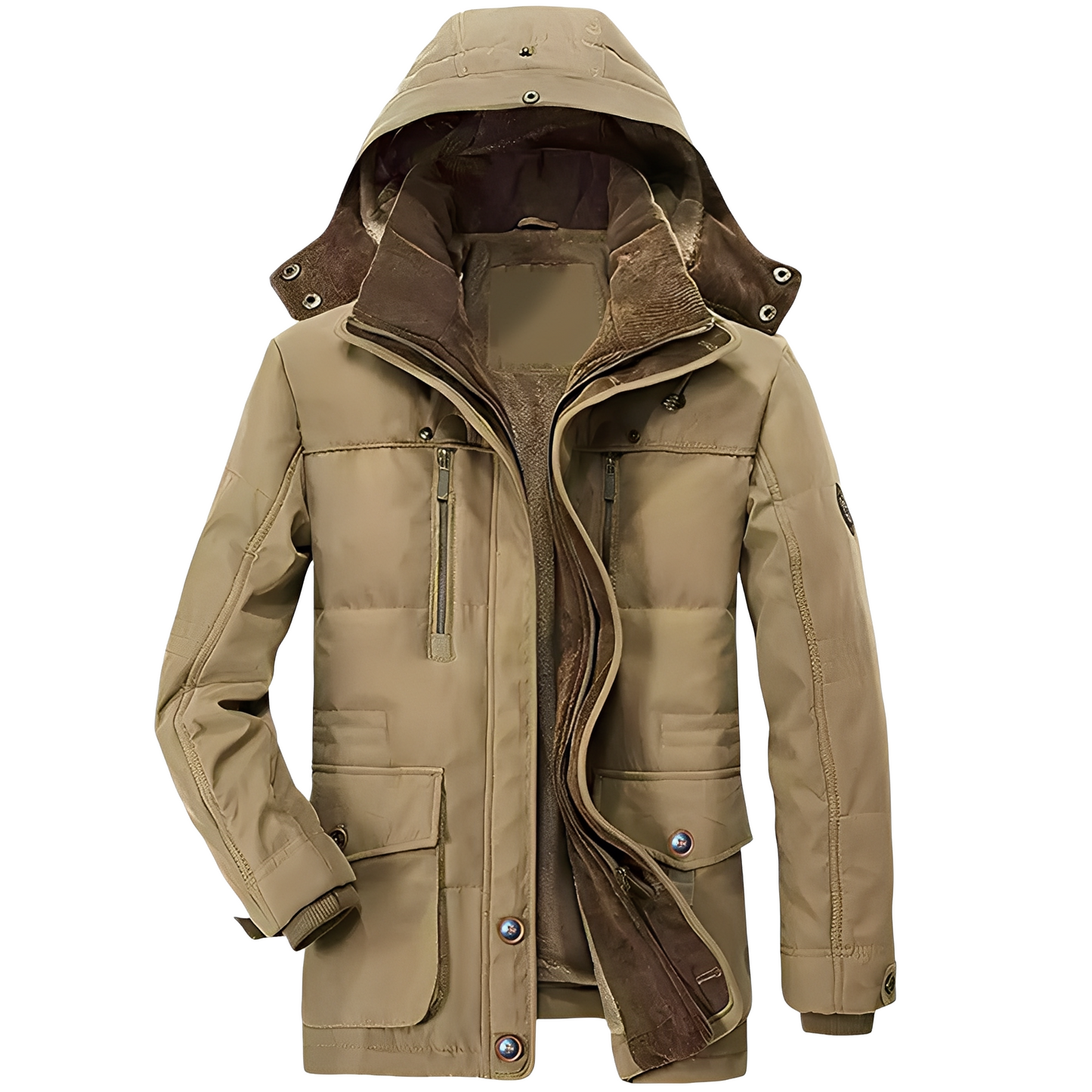 Bruce - Stilfulle hettejakke med varmt fôr for herrer