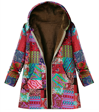 Jaslene - Klassisk, tykk, varm parka-jakke for damer