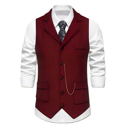 Luther - Herrevest i klassisk fiskebensmønster