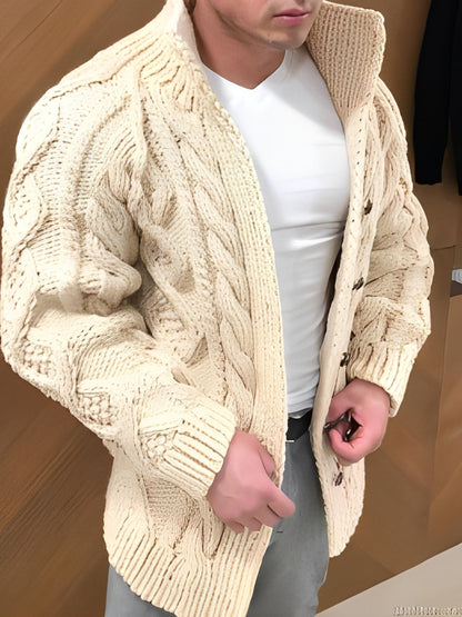 Donovan - Stilig, varm cardigan for herrer