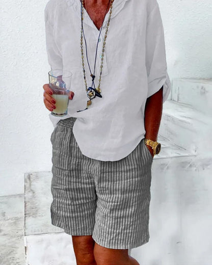 Élise – Shorts med striper