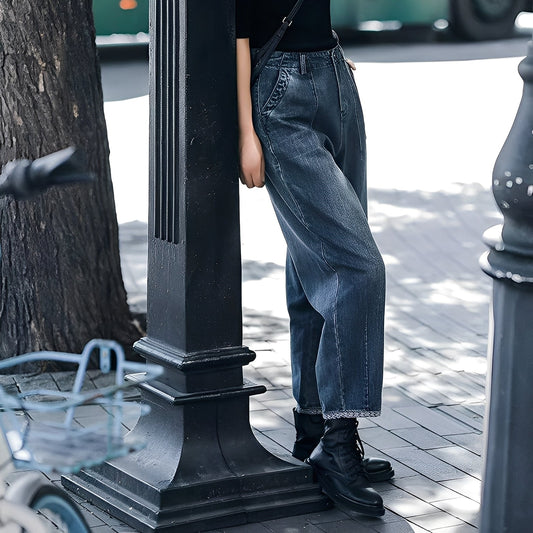 Shirlee - Stilige jeans med høy midje for kvinner