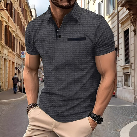 Benson - Stilig Slim-Fit-Poloskjorte for Herrer