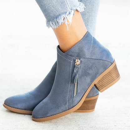 Elizabeth - Stilfulle Lederstiefler i Suede for Damer