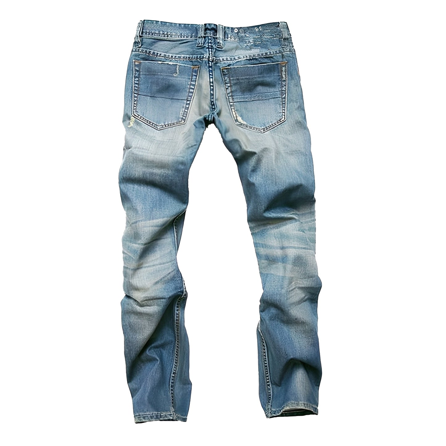 Kaleb - Klassiske Jeans med Rips for Herrer