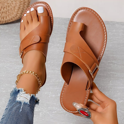 Renita - Uformelle, lette flate sandaler for damer