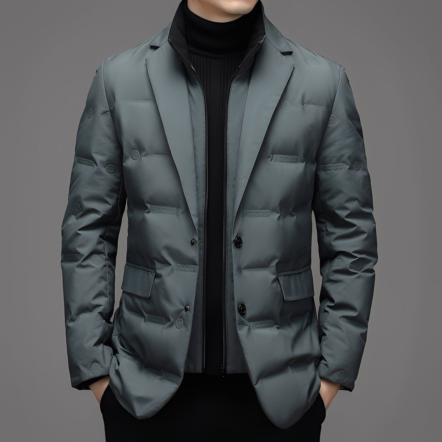 Darren - Tilsfeldig, elegant dunjakke for herrer