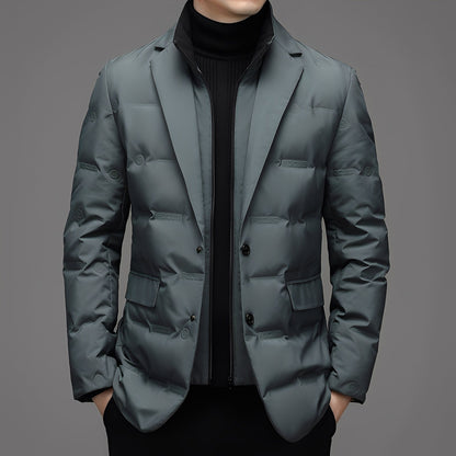 Darren - Tilsfeldig, elegant dunjakke for herrer