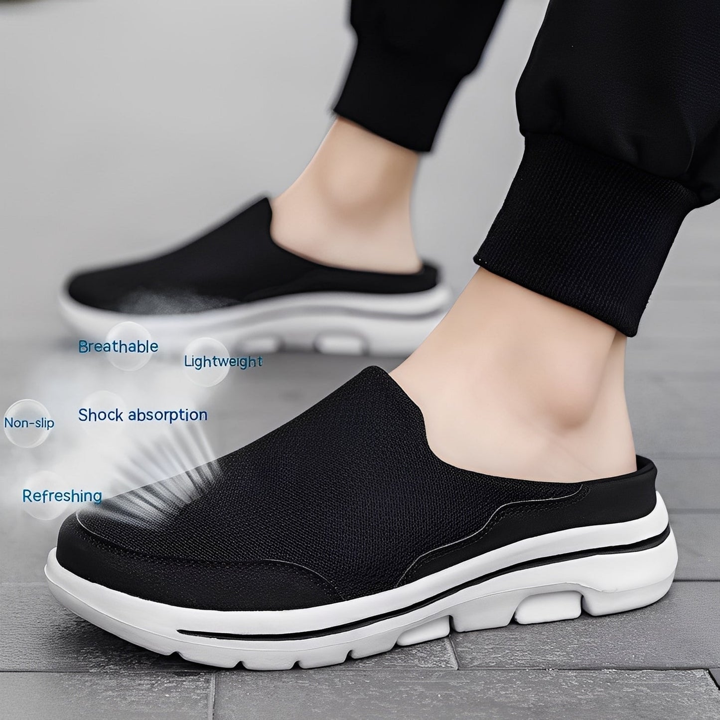 Harrison - Lette sko å ta på med polstret såle