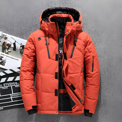 Damian - Moderne hettejakke med flere lommer for herrer