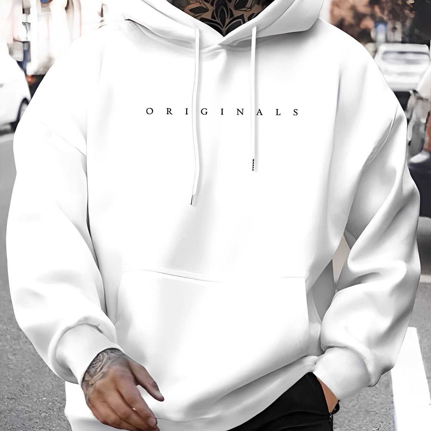 Jepson - Stilfull Oversize-Hoodie for Herrer